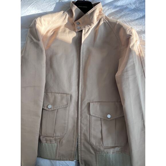 $3100 Louis Vuitton Beige Tan Harrington Bomber Jacket Men Size 50 - Picture 2 of 12